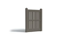 6' Tall x 3' Wide Single Swing Vinyl Gate For Vinyl Fences (AFS-23)