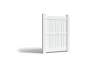 6' Tall x 3' Wide Single Swing Vinyl Gate For Vinyl Fences (AFS-23)