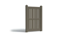 6' Tall x 4' Wide Single Swing Vinyl Gate For Vinyl Fences (AFS-23)