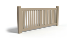 [300 Feet of Fence] 4' Tall Closed Picket AFC-17 Vinyl Complete Fence Package