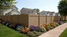 [300 Feet of Fence] 6' Tall Privacy AFC-373 Vinyl Complete Fence Package