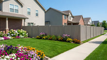 [75 Feet of Fence] 6' Tall Privacy AFC-373 Vinyl Complete Fence Package