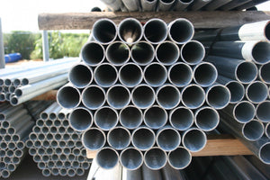 3" x .110 x 6' CR20 Commercial Galvanized Pipe for Chain Link Fences