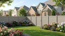 [75 Feet of Fence] 6' Tall Privacy AFC-373 Vinyl Complete Fence Package