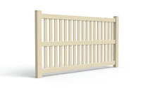 5' Tall x 8' Wide Closed Picket Fence Panel w/ 3" Gap For Vinyl Fences (AFC-014)