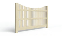 [PRICE PER FOOT] 5' Tall Underscallop AFC-003 Vinyl Fence