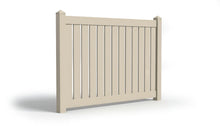[PRICE PER FOOT] 6' Tall Semi-Privacy AFC-030 Vinyl Fence