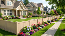[150 Feet of Fence] 6' Tall Privacy AFC-373 Vinyl Complete Fence Package