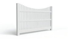 [PRICE PER FOOT] 5' Tall Underscallop AFC-003 Vinyl Fence