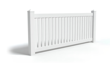 [300 Feet of Fence] 4' Tall Closed Picket AFC-17 Vinyl Complete Fence Package