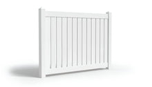 [PRICE PER FOOT] 6' Tall Semi-Privacy AFC-030 Vinyl Fence