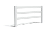 [PRICE PER FOOT] 5' tall 3-Rail Ranch Rail AFC-19A Vinyl Fence