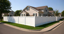 [50 Feet of Fence] 6' Tall Privacy AFC-373 Vinyl Complete Fence Package