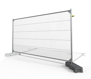 Anti-Climb Temporary Fence Panel- 6'6" Tall x 11'-5" Wide: 200' Package